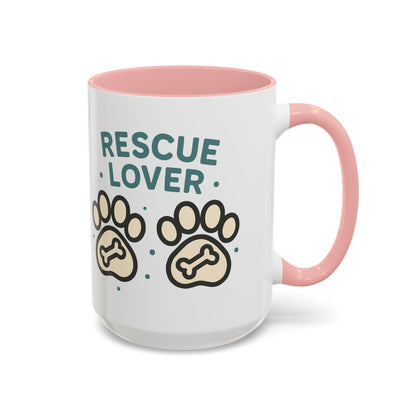 Rescue Lover Coffee Mug, Pet Owner Gift, Animal Rescue Merchandise, Dog Lover Cup, Rescue Pet Appreciation