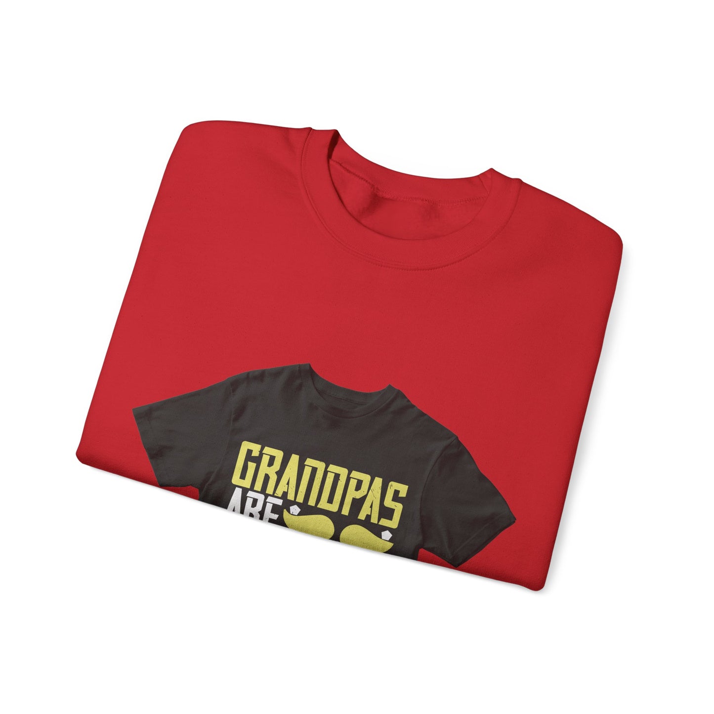 Grandpas are daddies with extra practice-2 — Unisex Heavy Blend Crewneck (G18000)