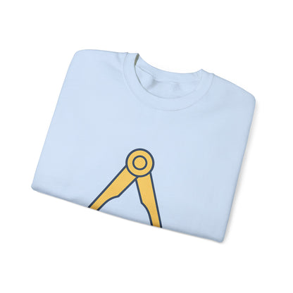 Plain Square and compass — Unisex Heavy Blend Crewneck (G18000)