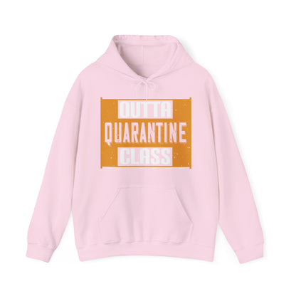straight outta quarantine class of 2020-01 — Unisex Heavy Blend Hoodie (G18500)