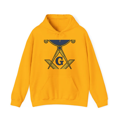 square and compass — Unisex Heavy Blend Hoodie (G18500)