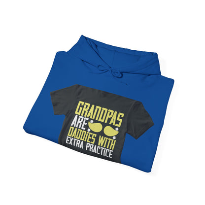 Grandpas are daddies with extra practice-2 — Unisex Heavy Blend Hoodie (G18500)