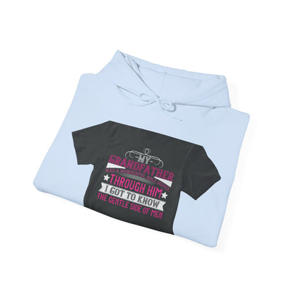 My grandfather was a wonderful role model-01 — Unisex Heavy Blend Hoodie (G18500)