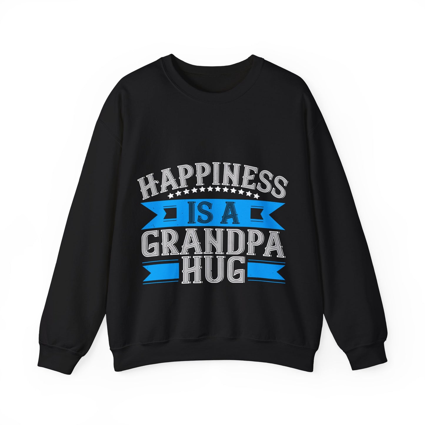 Happiness is a grandpa hug-01 — Unisex Heavy Blend Crewneck (G18000)
