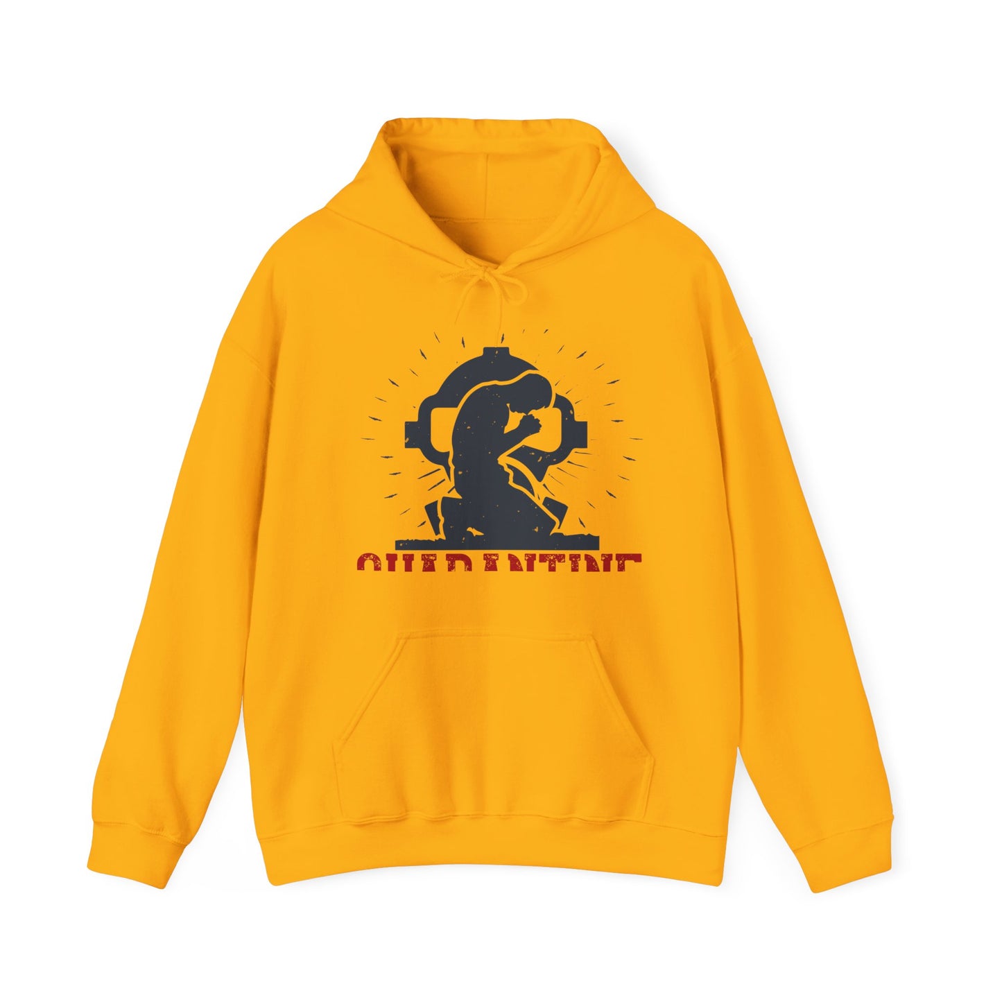 this is my quarantine-01 — Unisex Heavy Blend Hoodie (G18500)