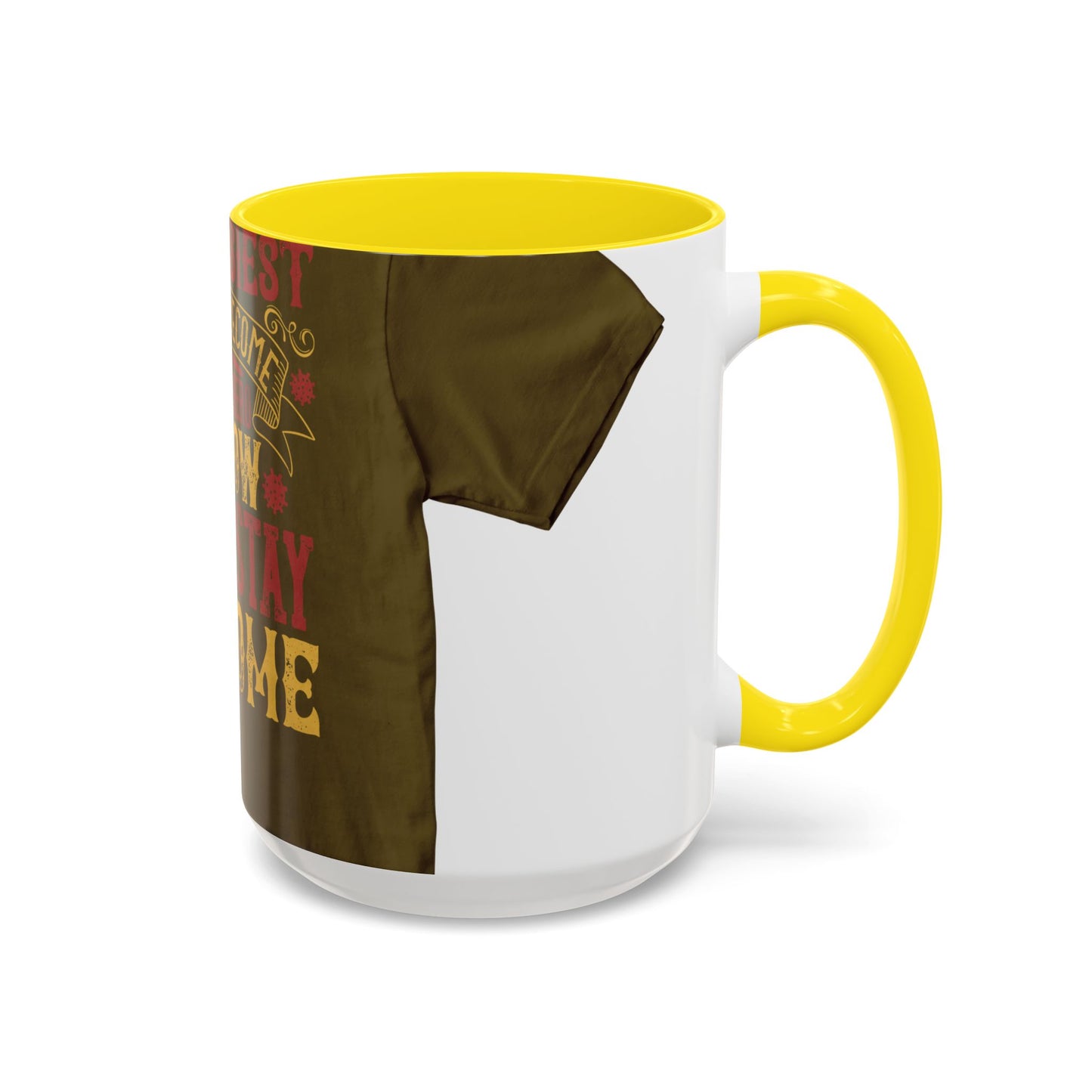 The easiest way to become a superhero is NOW! Just Stay At Home — Accent Mug 11/15oz