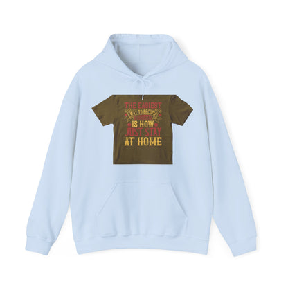 The easiest way to become a superhero is NOW! Just Stay At Home — Unisex Heavy Blend Hoodie (G18500)