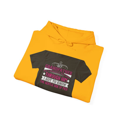My grandfather was a wonderful role model-01 — Unisex Heavy Blend Hoodie (G18500)