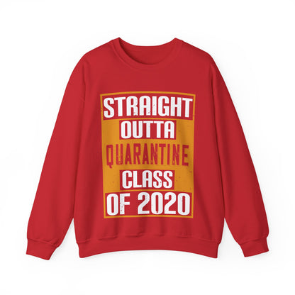 straight outta quarantine class of 2020-01 — Unisex Heavy Blend Crewneck (G18000)