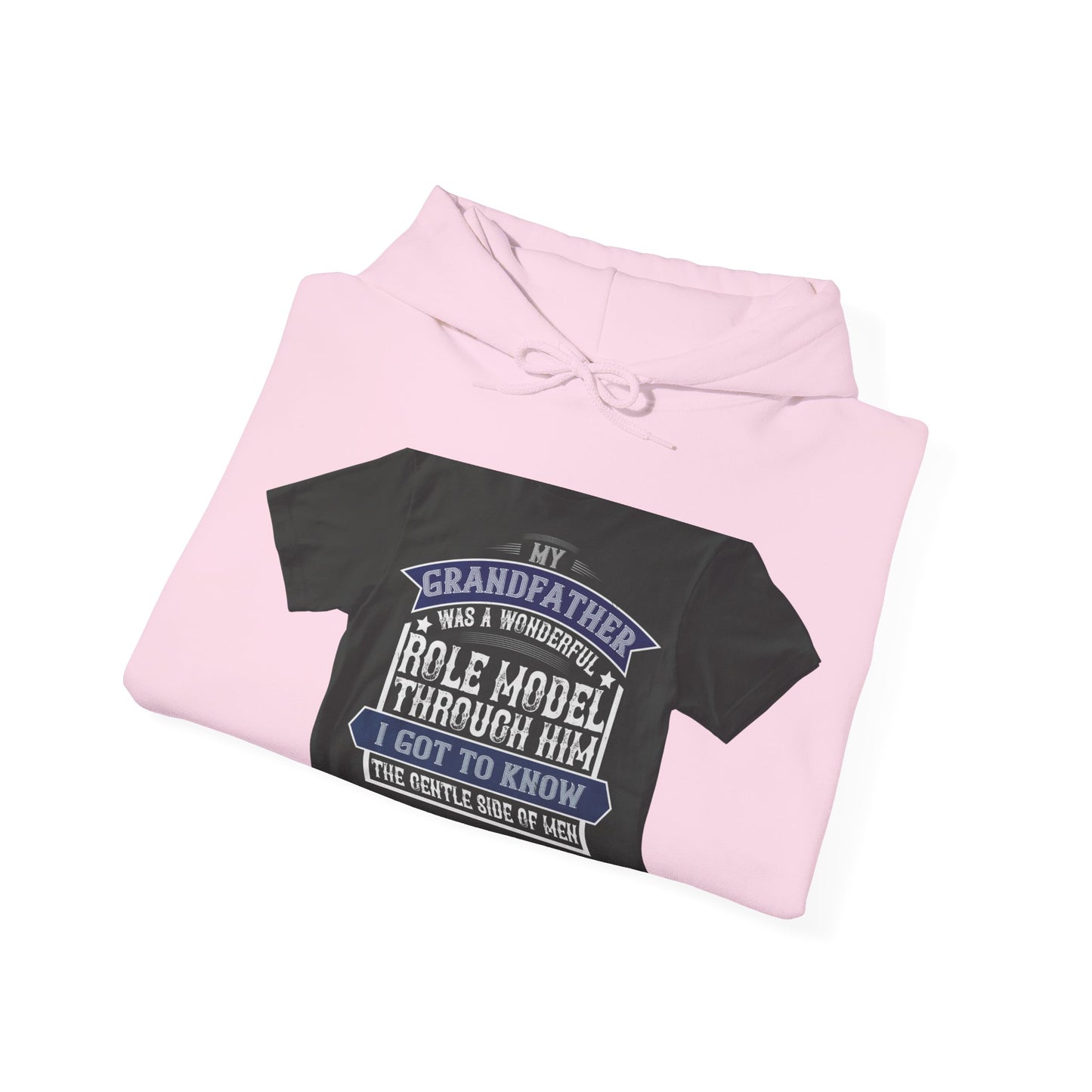 My grandfather was a wonderful role model-02 — Unisex Heavy Blend Hoodie (G18500)