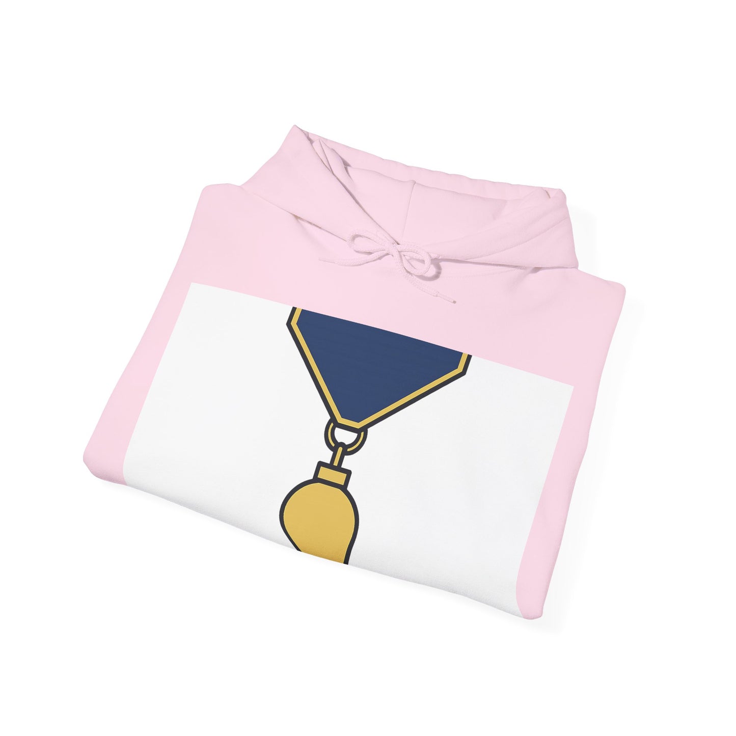 Junior Warden -JW - white bg — Unisex Heavy Blend Hoodie (G18500)