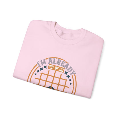 i'm already out of my quarantine snacks-01 — Unisex Heavy Blend Crewneck (G18000)