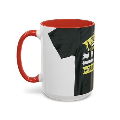 A grandfather is someone with silver-02 — Accent Mug 11/15oz