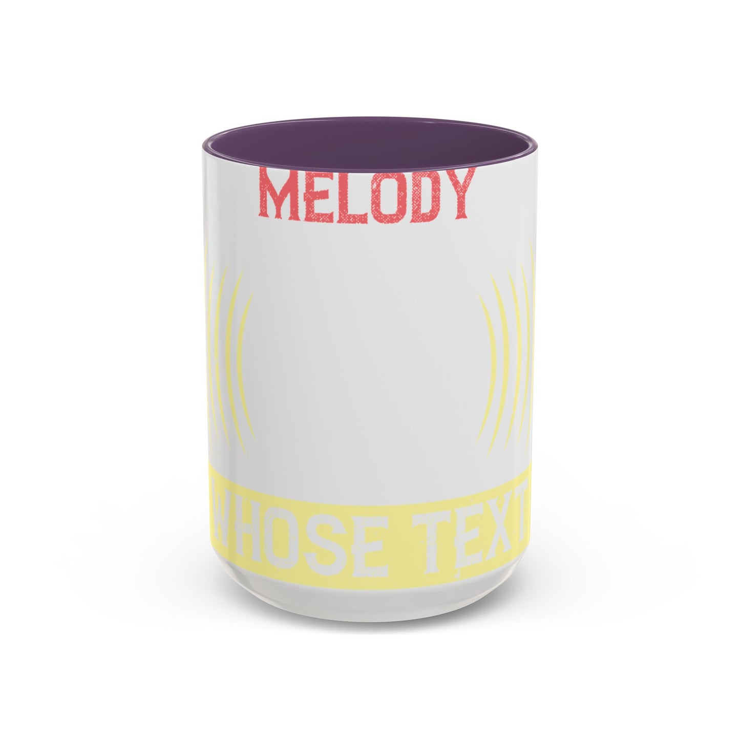 Music is the melody whose text is the world-01 — Accent Mug 11/15oz