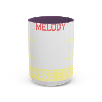 Music is the melody whose text is the world-01 — Accent Mug 11/15oz