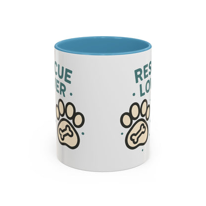 Rescue Lover Coffee Mug, Pet Owner Gift, Animal Rescue Merchandise, Dog Lover Cup, Rescue Pet Appreciation