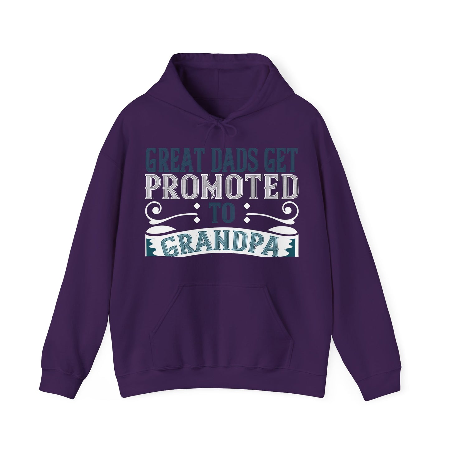 Great dads get promoted to grandpa-2 — Unisex Heavy Blend Hoodie (G18500)