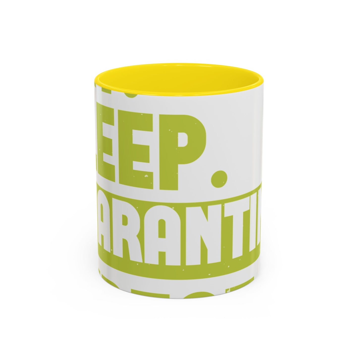 eat sleep quarantine repeat-01 — Accent Mug 11/15oz