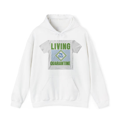 living my best quarantine — Unisex Heavy Blend Hoodie (G18500)
