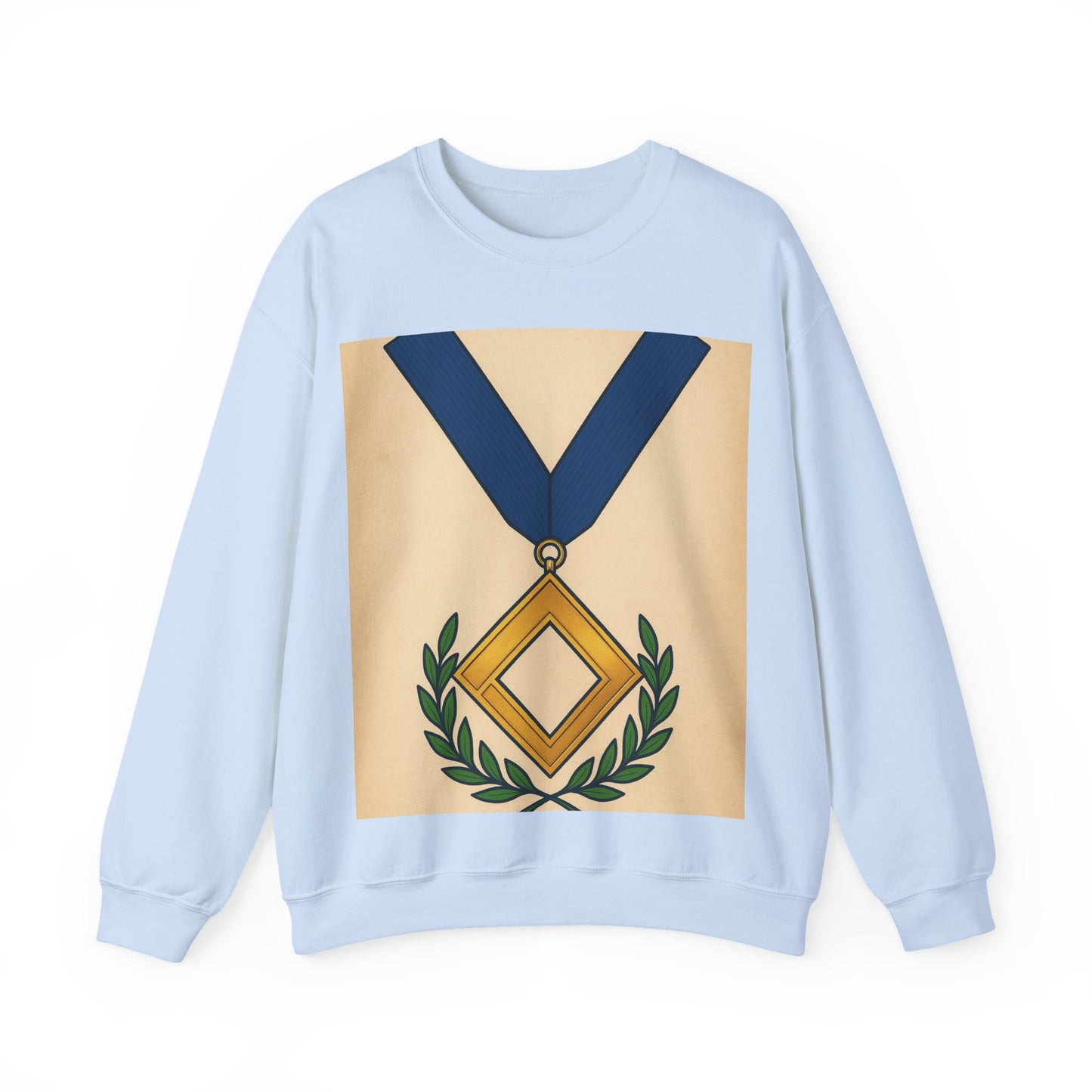 Worshipful master jewel Square — Unisex Heavy Blend Crewneck (G18000)