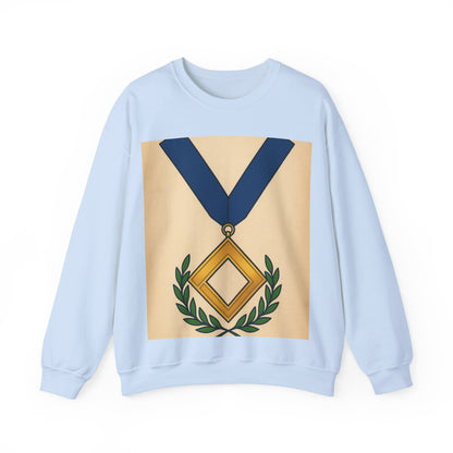 Worshipful master jewel Square — Unisex Heavy Blend Crewneck (G18000)