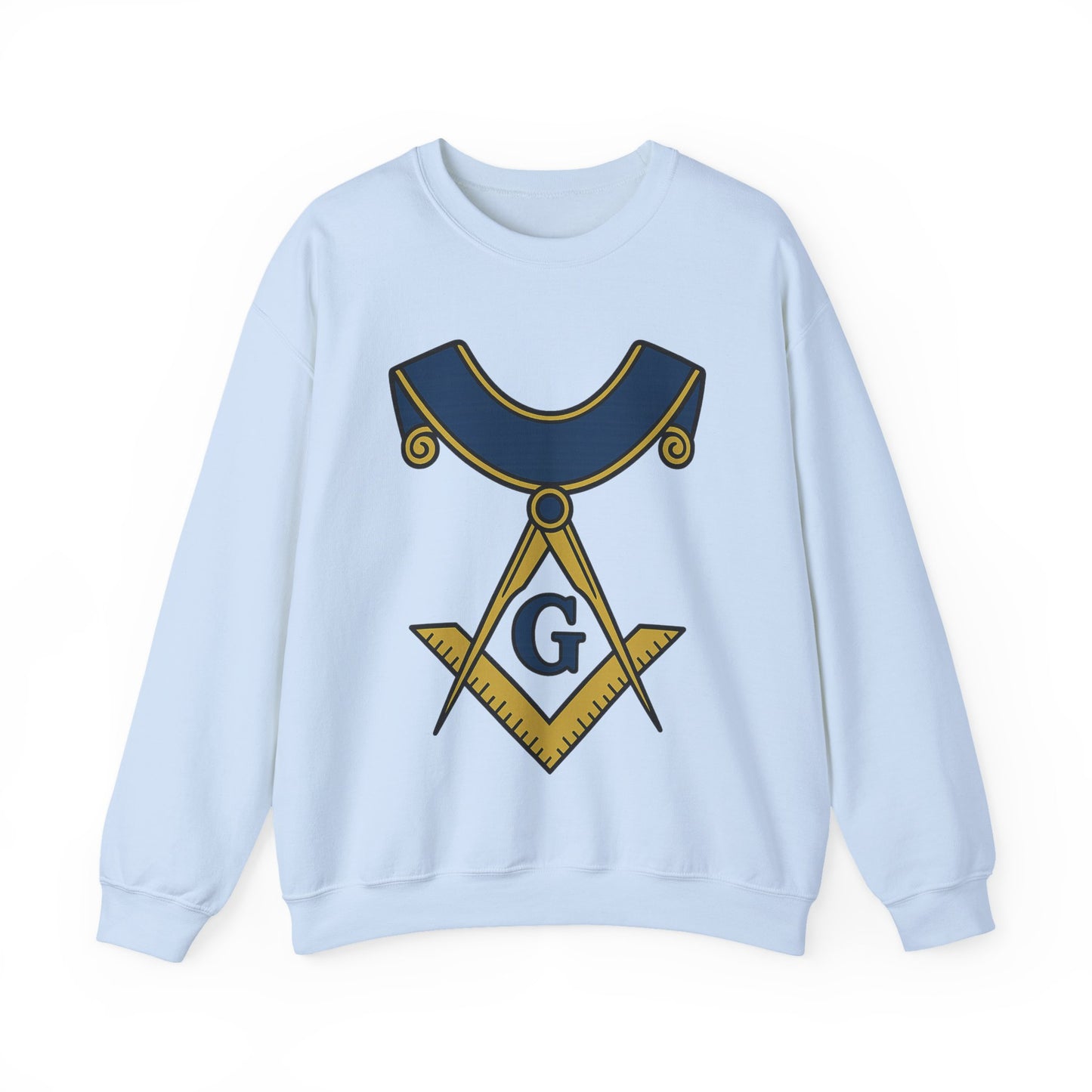 square and compass — Unisex Heavy Blend Crewneck (G18000)