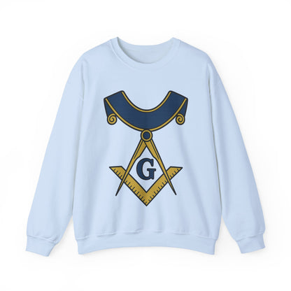 square and compass — Unisex Heavy Blend Crewneck (G18000)