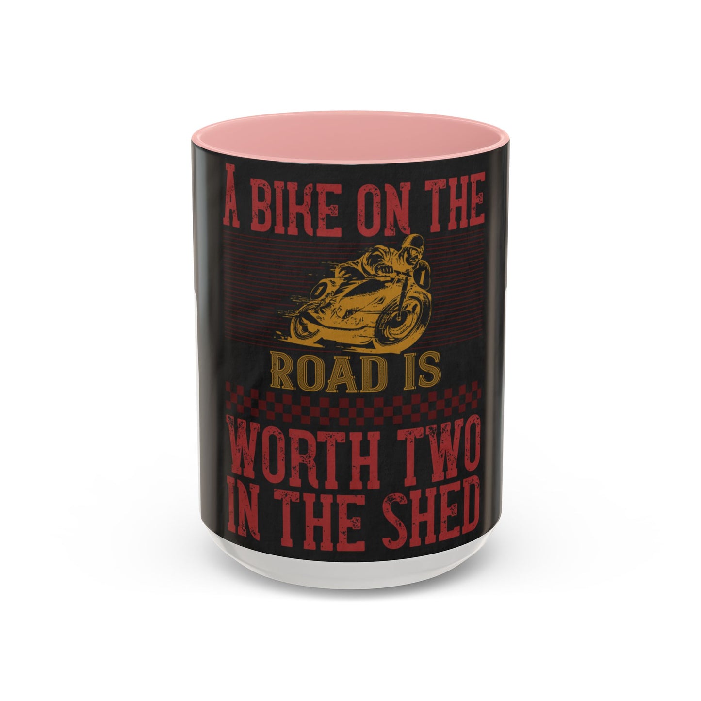 A bike on the worth two in the shet — Accent Mug 11/15oz