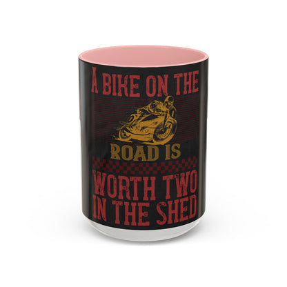 A bike on the worth two in the shet — Accent Mug 11/15oz
