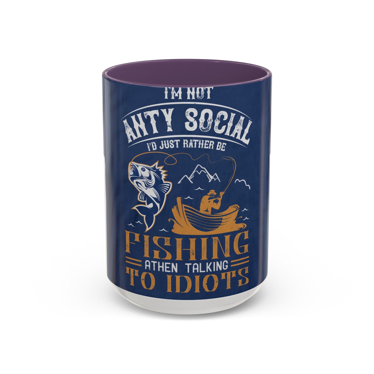 im not ANTY SOCIAL — Accent Mug 11/15oz