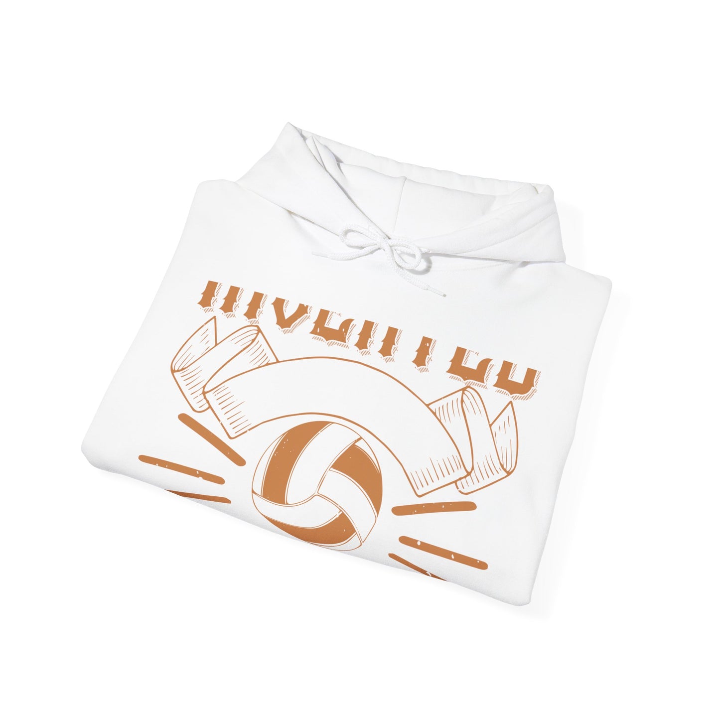 Volleyball Invented by men, perfected by women-01 — Unisex Heavy Blend Hoodie (G18500)