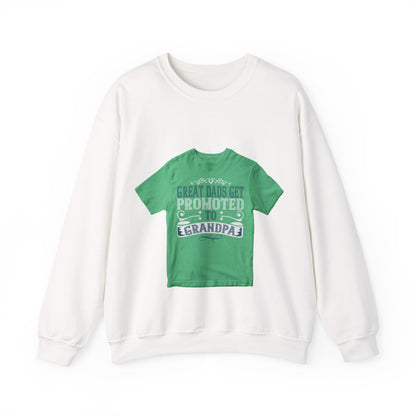 Great dads get promoted to grandpa-02 — Unisex Heavy Blend Crewneck (G18000)