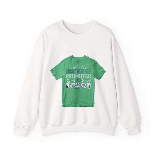 Great dads get promoted to grandpa-02 — Unisex Heavy Blend Crewneck (G18000)