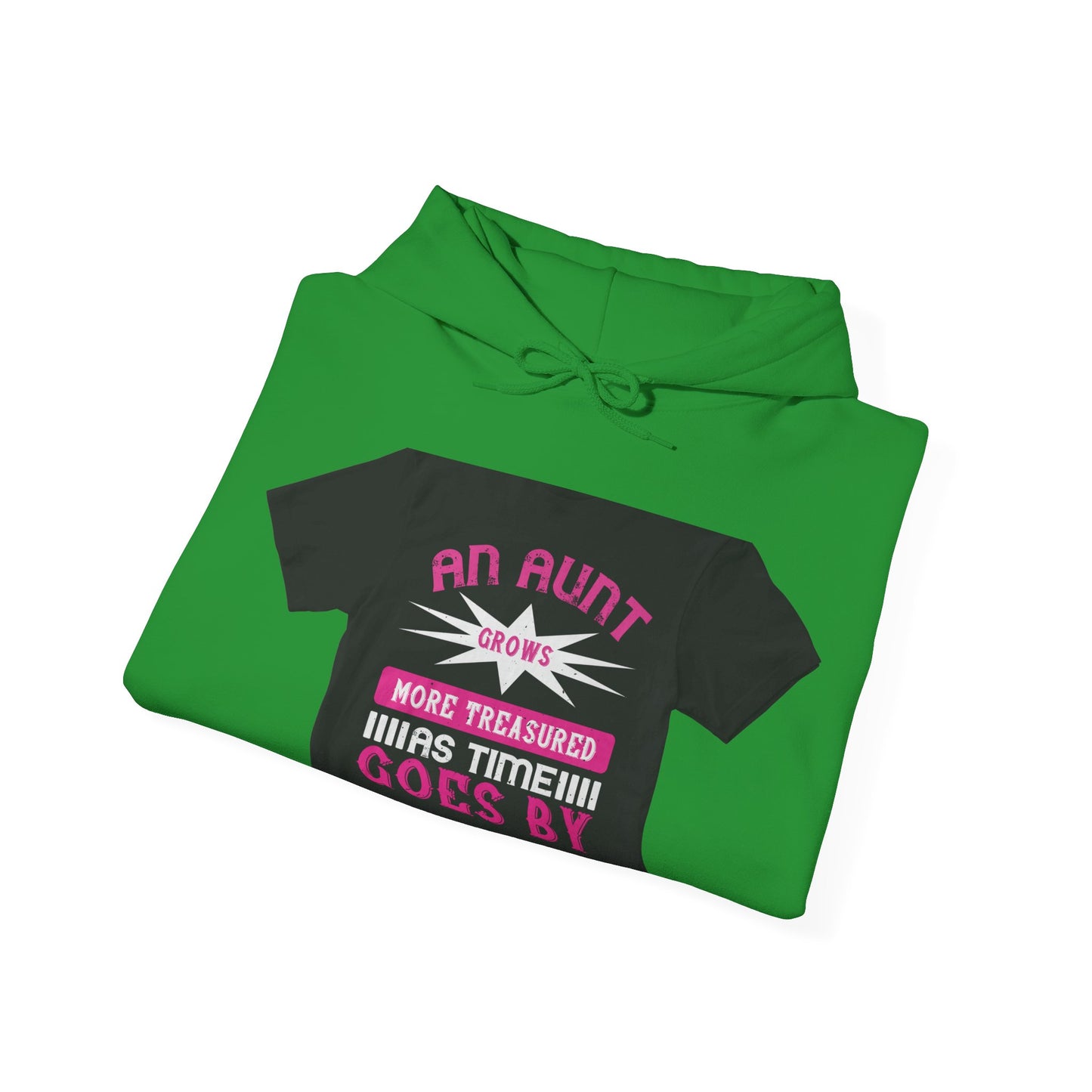 An aunt grows more treasured as time goes by — Unisex Heavy Blend Hoodie (G18500)