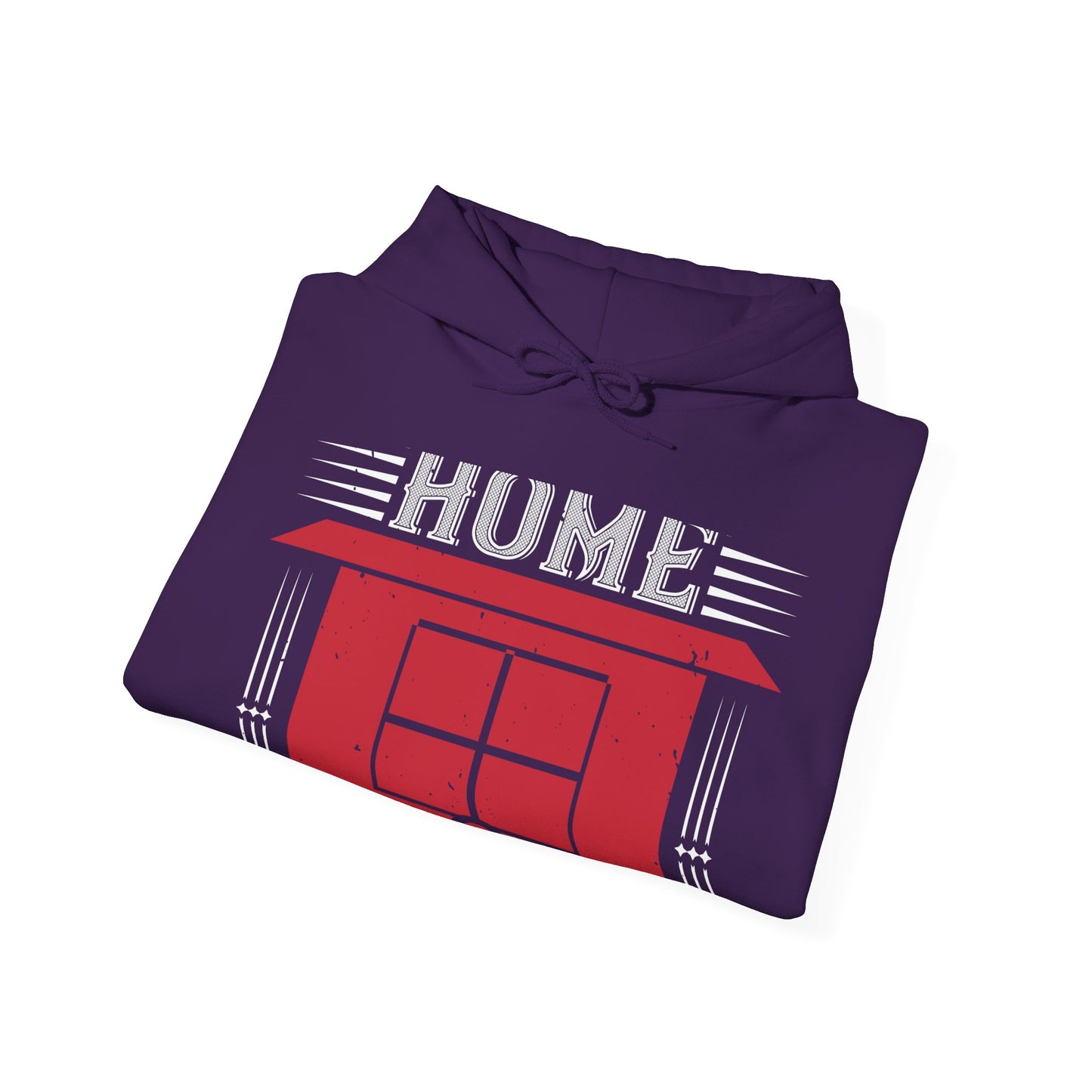 home quarantine-01 — Unisex Heavy Blend Hoodie (G18500)