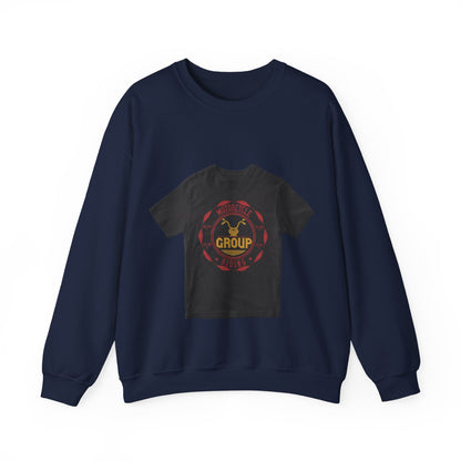 motorcycle group riding — Unisex Heavy Blend Crewneck (G18000)