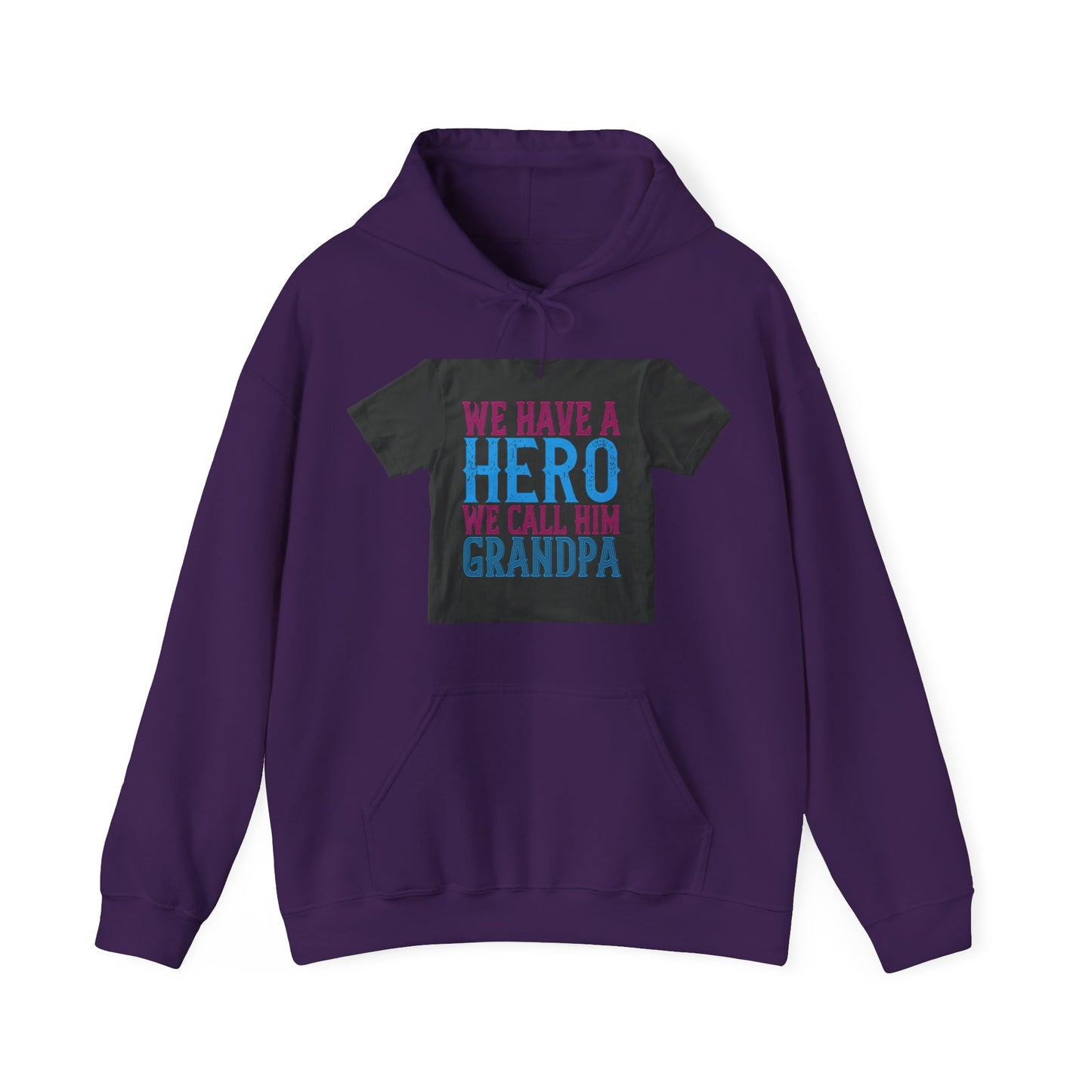 We have a hero, we call him grandpa-02 — Unisex Heavy Blend Hoodie (G18500)