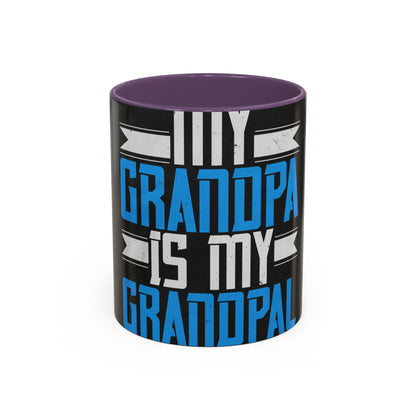 My Grandpa is my Grandpal-02 — Accent Mug 11/15oz