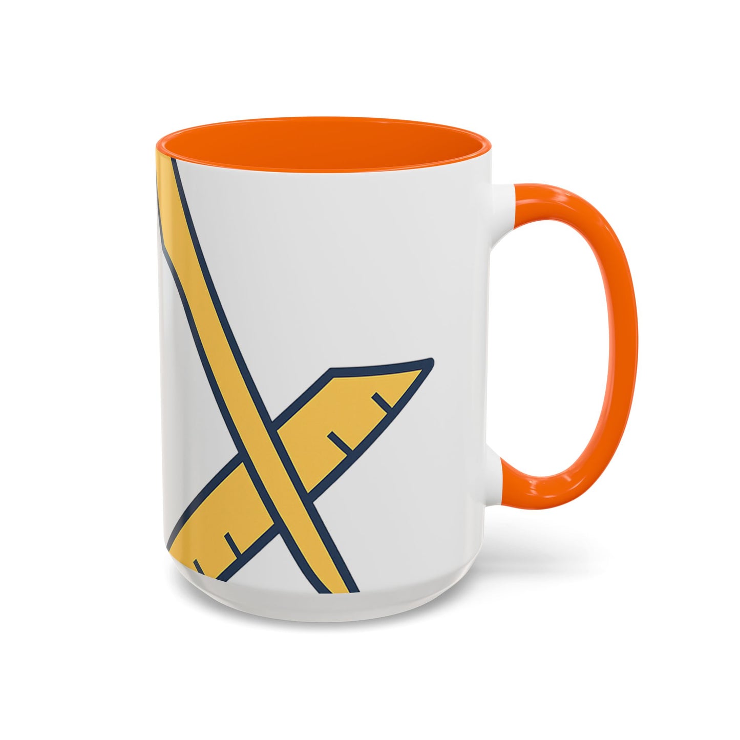Plain Square and compass — Accent Mug 11/15oz