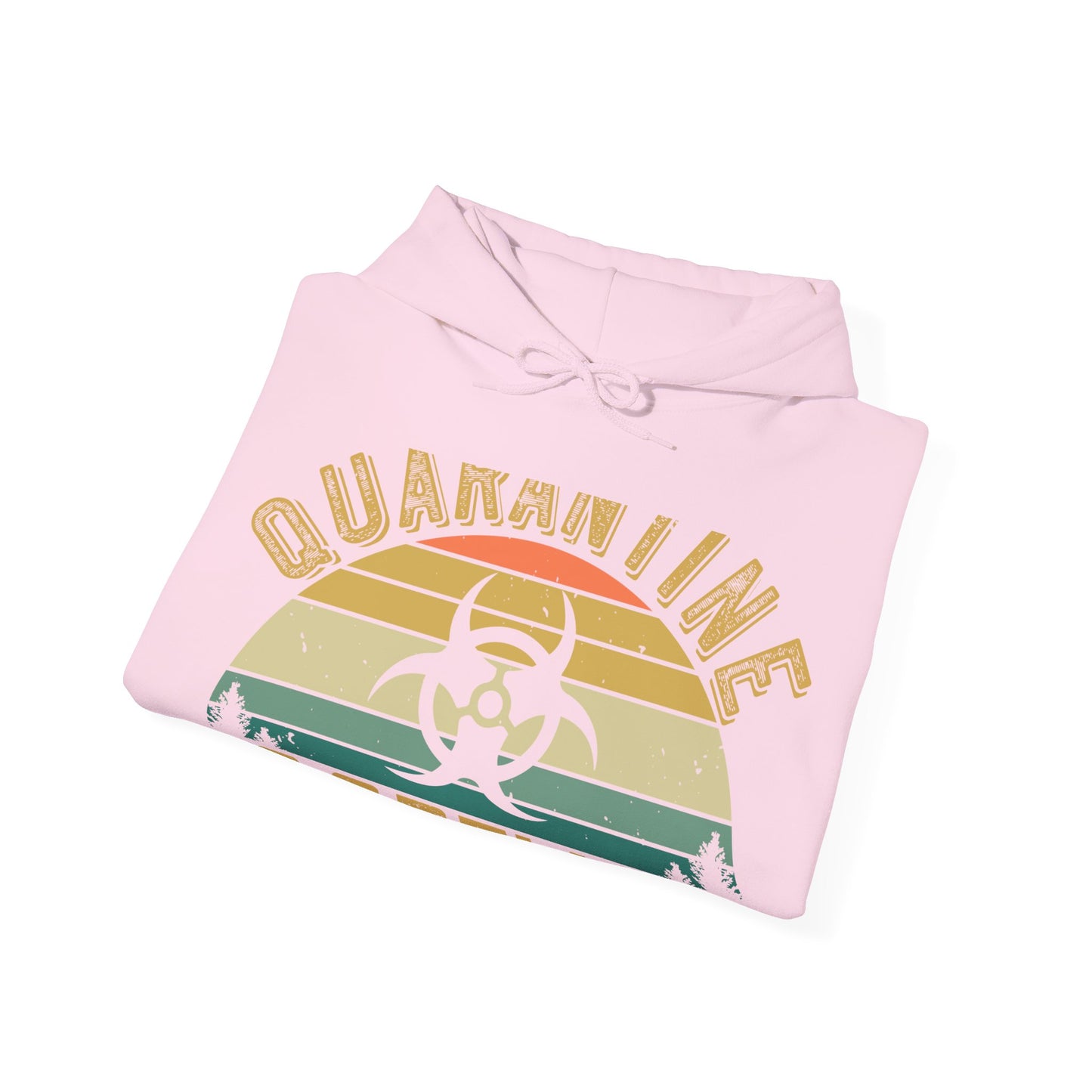 i think quarantine is spelled camping-01 — Unisex Heavy Blend Hoodie (G18500)