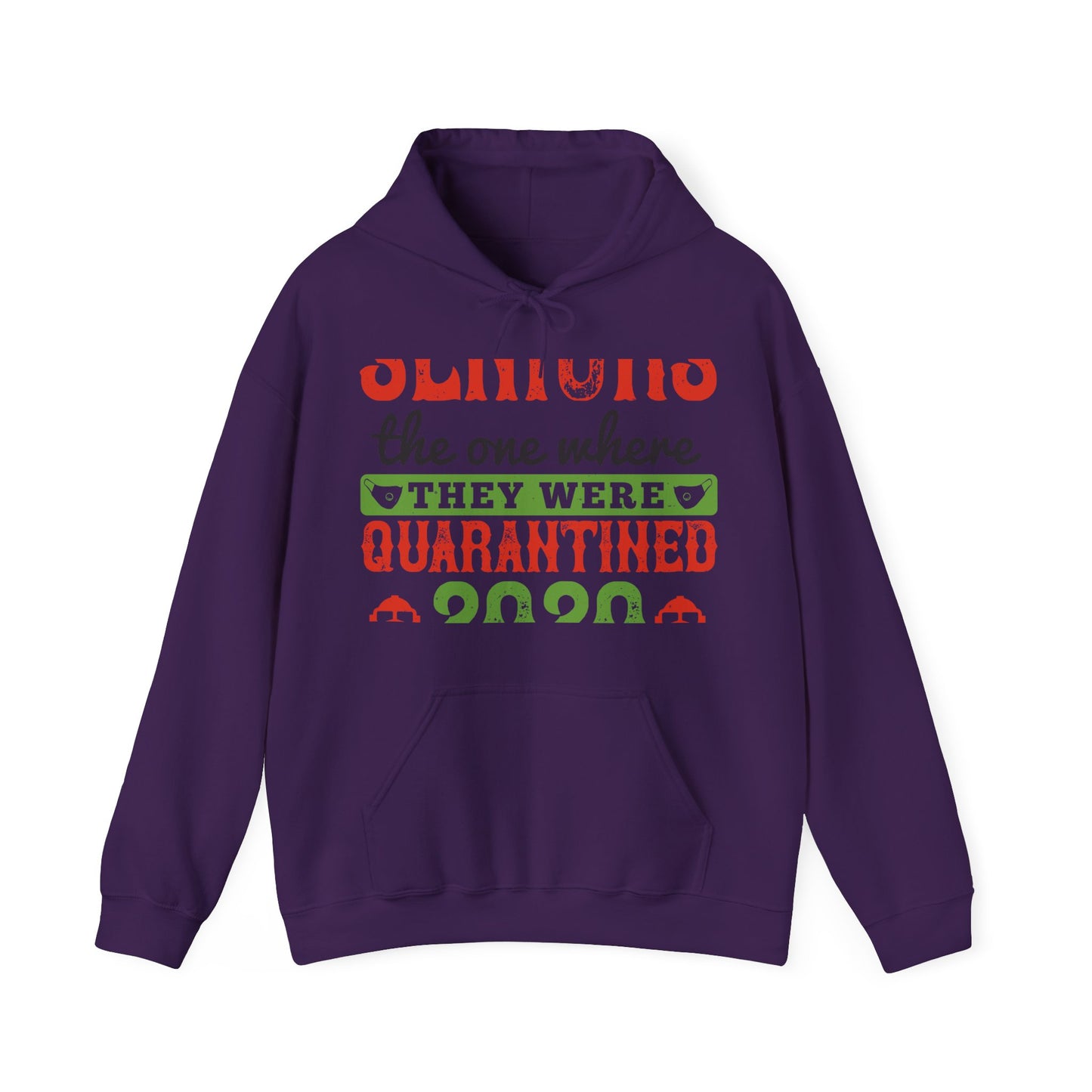 seniors the one where they were quarantined 2020-01 — Unisex Heavy Blend Hoodie (G18500)