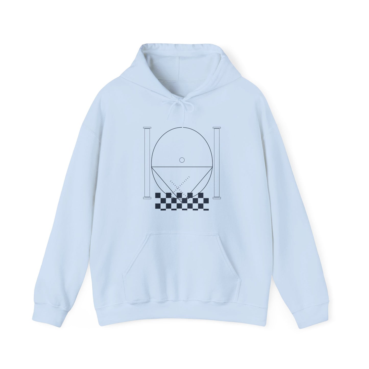Masonic_Pillars_Crest_5400 — Unisex Heavy Blend Hoodie (G18500)
