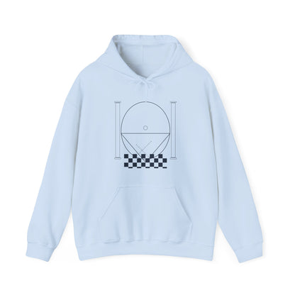 Masonic_Pillars_Crest_5400 — Unisex Heavy Blend Hoodie (G18500)