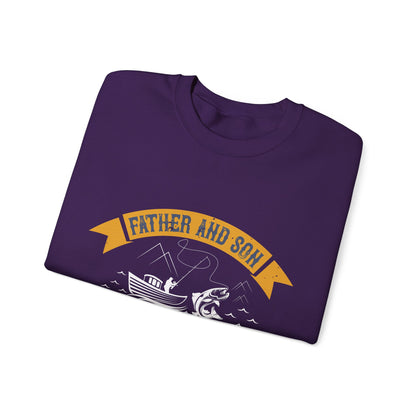 father and son fishing partners  for life-01 — Unisex Heavy Blend Crewneck (G18000)