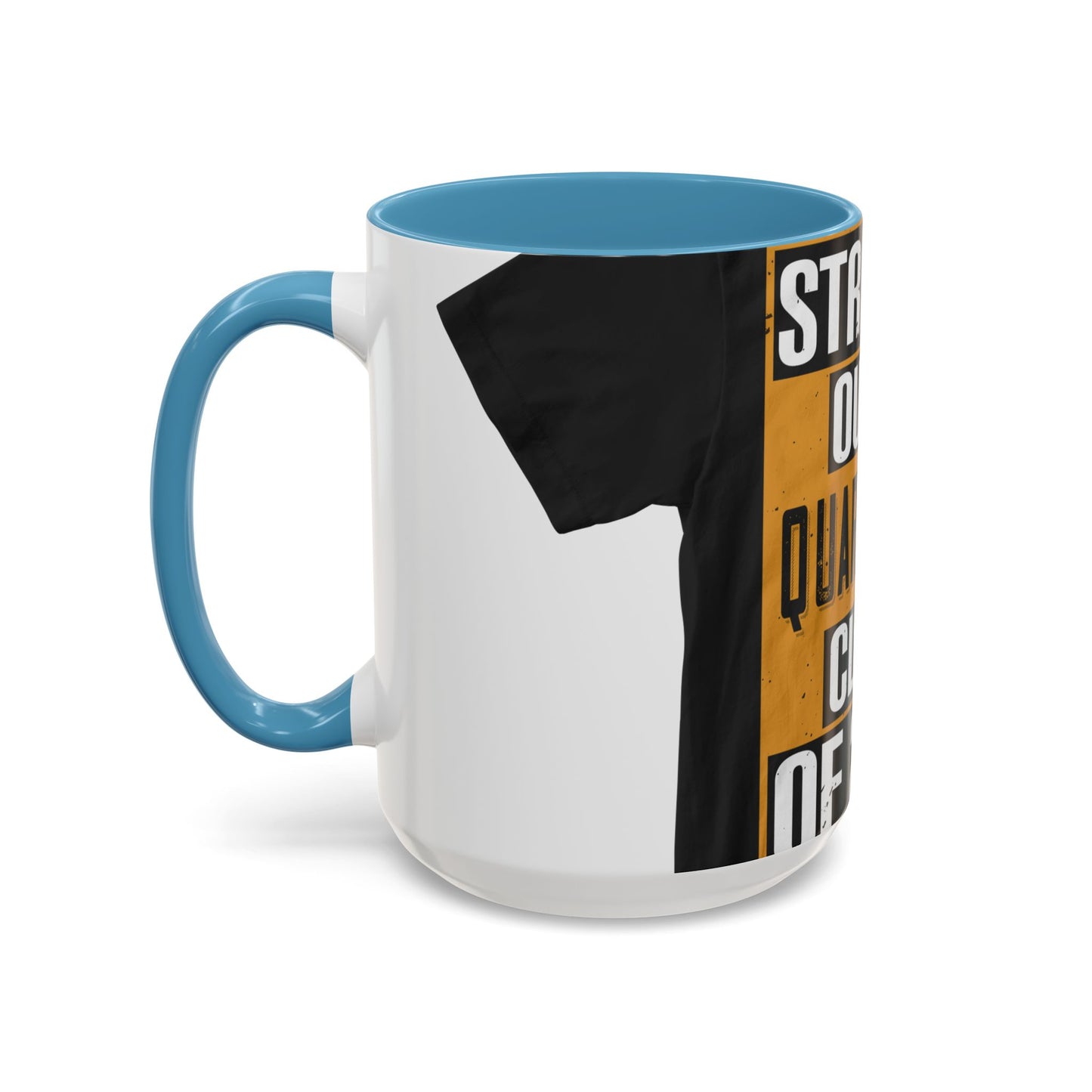 straight outta quarantine class of 2020 — Accent Mug 11/15oz