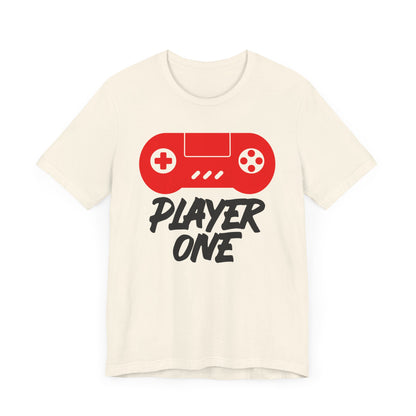 Player One T-shirt, Player Tshirt, Gaming Shirt, Gameboy Unisex Shirt, Game Lover Crewneck Shirt, Short Sleeve Tee, Gift for Him