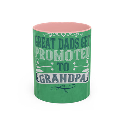Great dads get promoted to grandpa-02 — Accent Mug 11/15oz