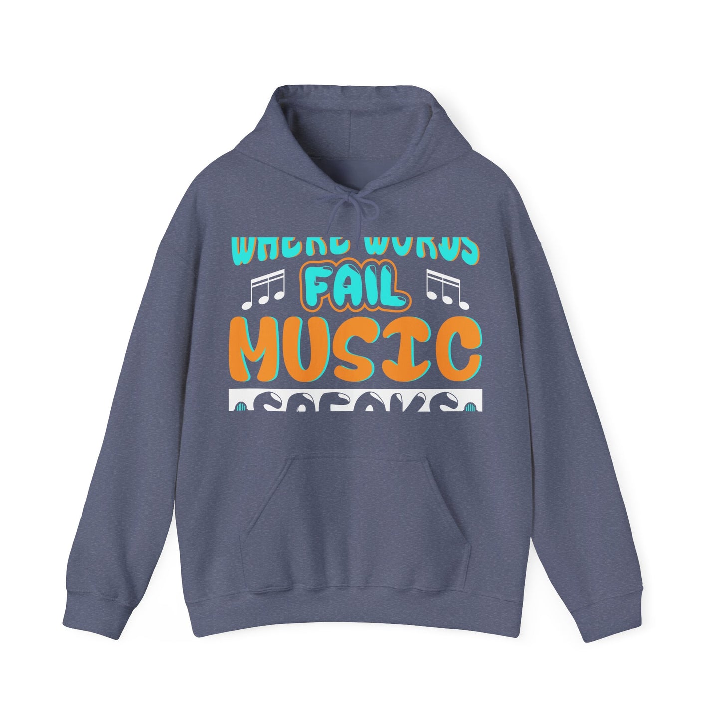 Music (28) — Unisex Heavy Blend Hoodie (G18500)