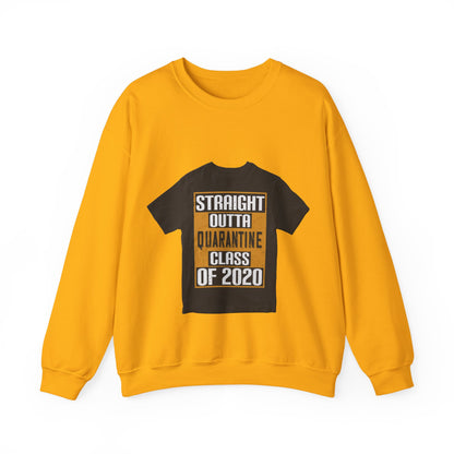 straight outta quarantine class of 2020 — Unisex Heavy Blend Crewneck (G18000)