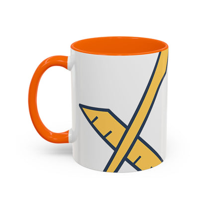 Plain Square and compass — Accent Mug 11/15oz